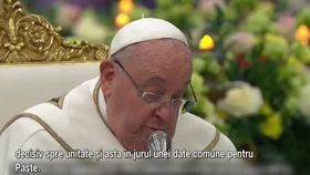 VIDEO Papa Francisc propune o dată comună de celebrare a Paştelui: „Data dorită de toți”